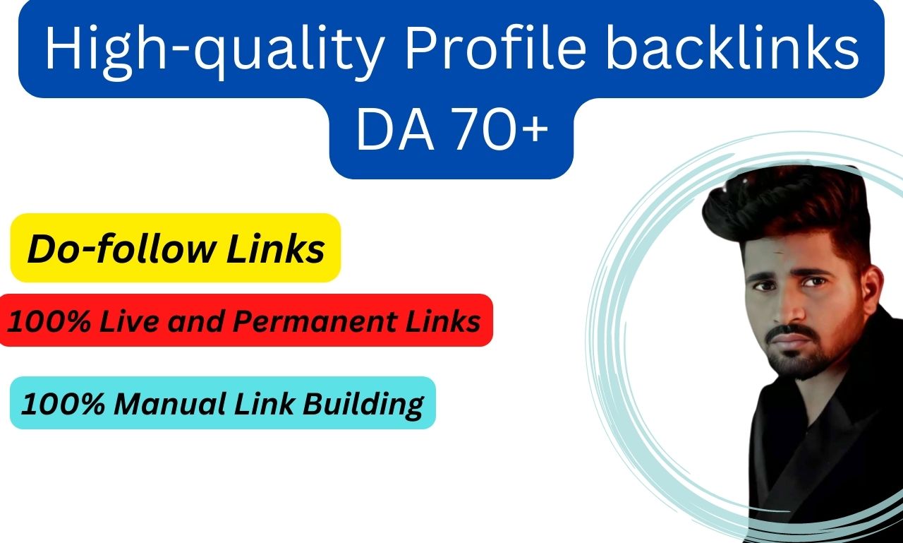 I will build 600 high da dr profile backlinks manuall...