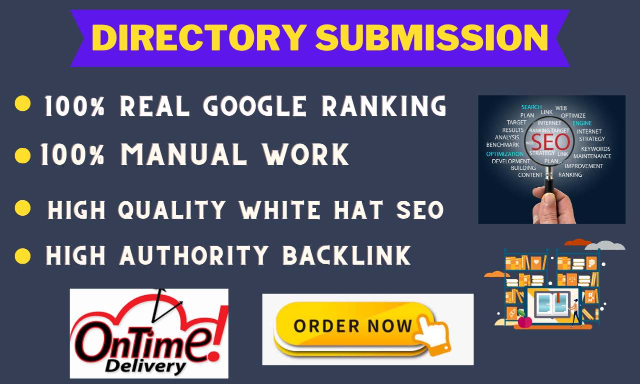 I Will Do 110 High Quality Directory Submission &...