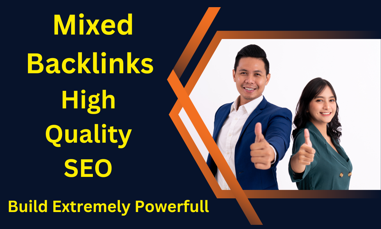 manually provide 120 mixed backlinks to high da pa we...