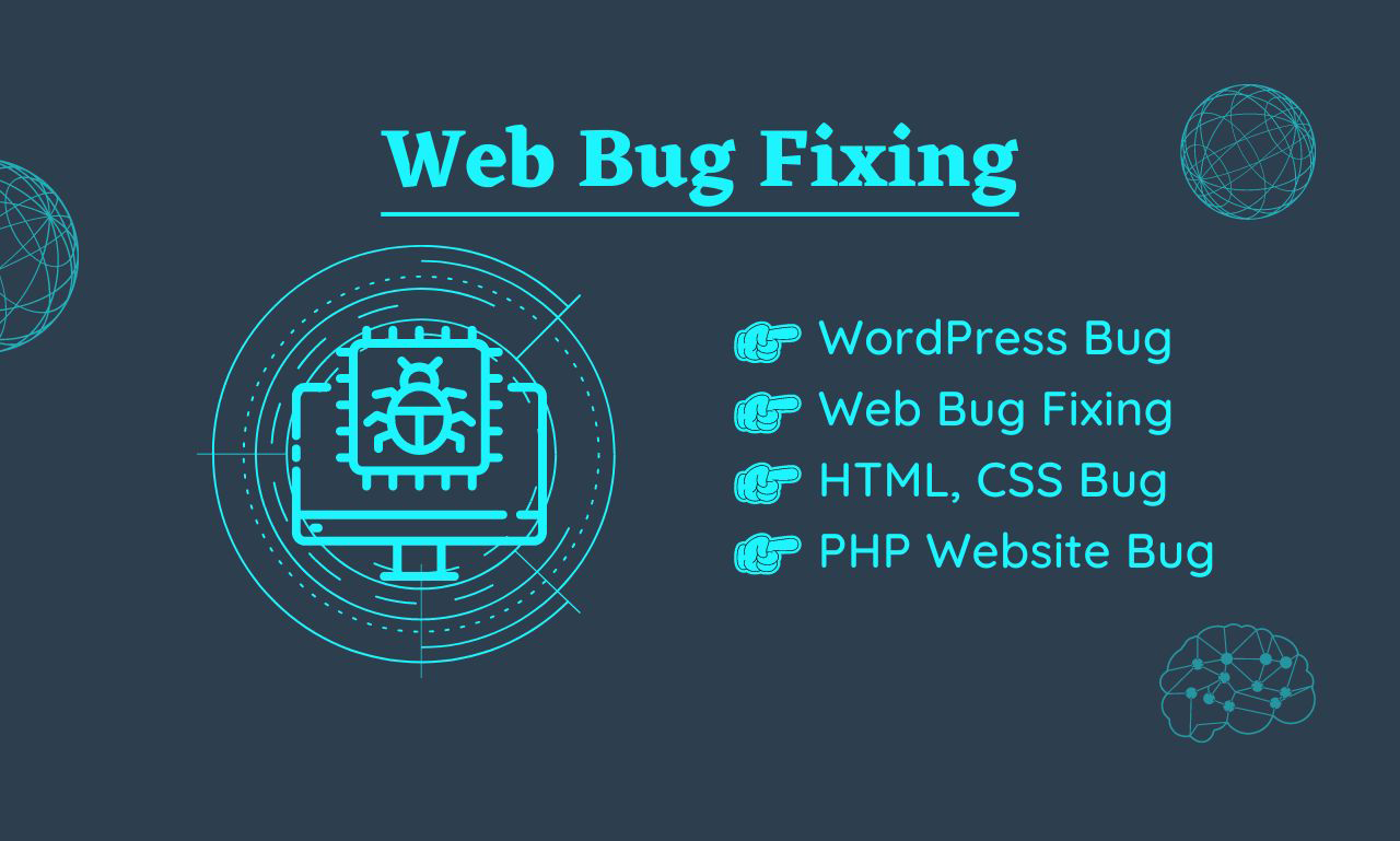 I will fix wordpress bugs, responsive bugs, web iss...