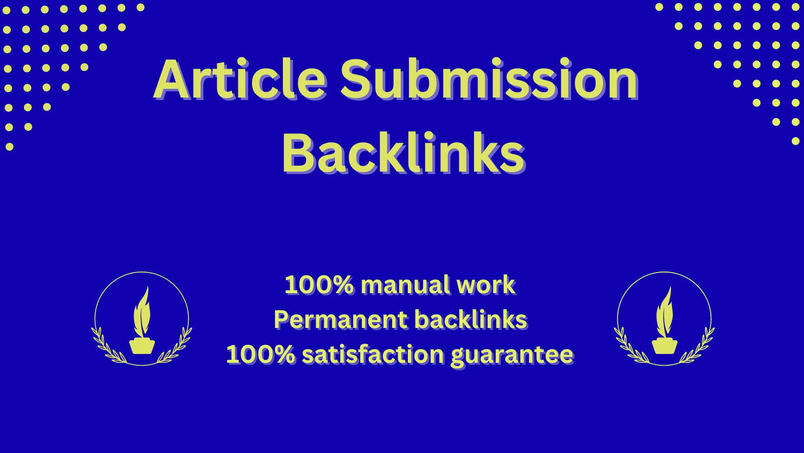 I will create manually 20 unique article submission b...
