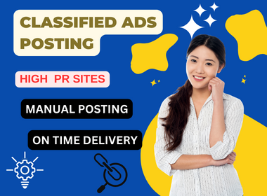 I will create 70 ad posting through high authority si...