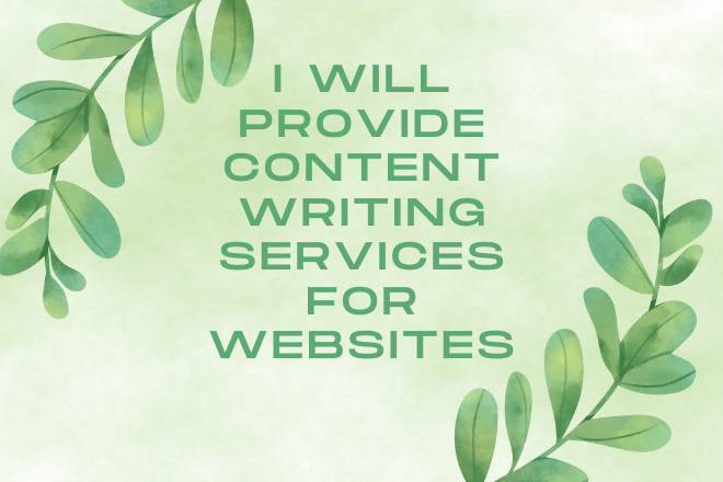 I will produce SEO-friendly web content for your webs...