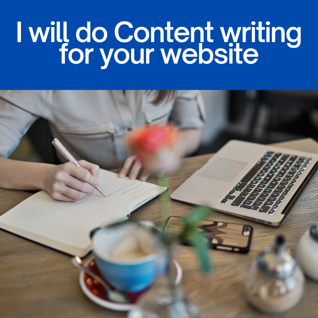 I will do Content writing for your website