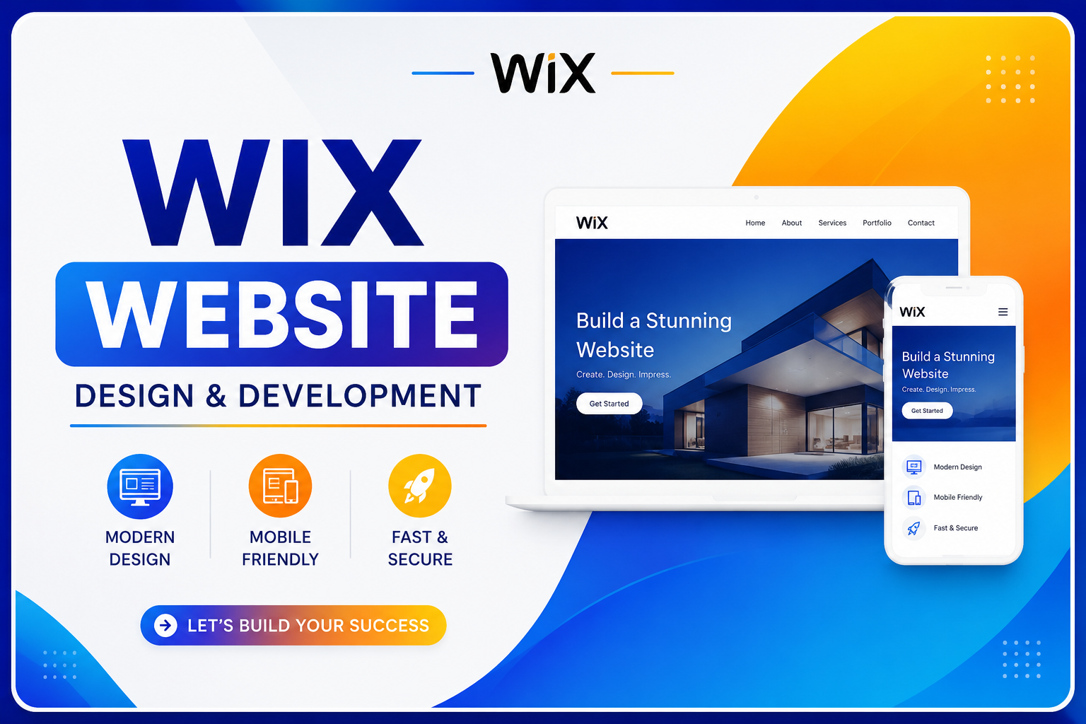 Modern & Professional Wix One Page Website Design...