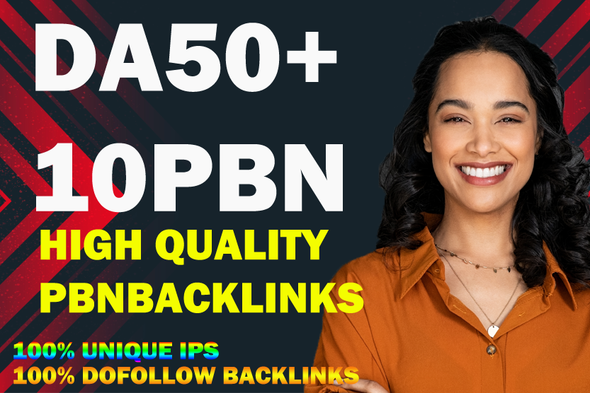 Get 10 PBN DA 50Plus HomePage PBN Backlinks - Dofollo...