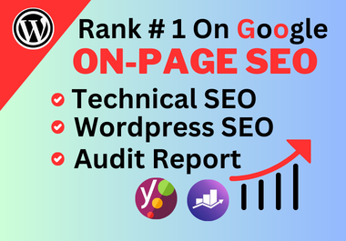 I will do on page SEO and technical optimization of y...