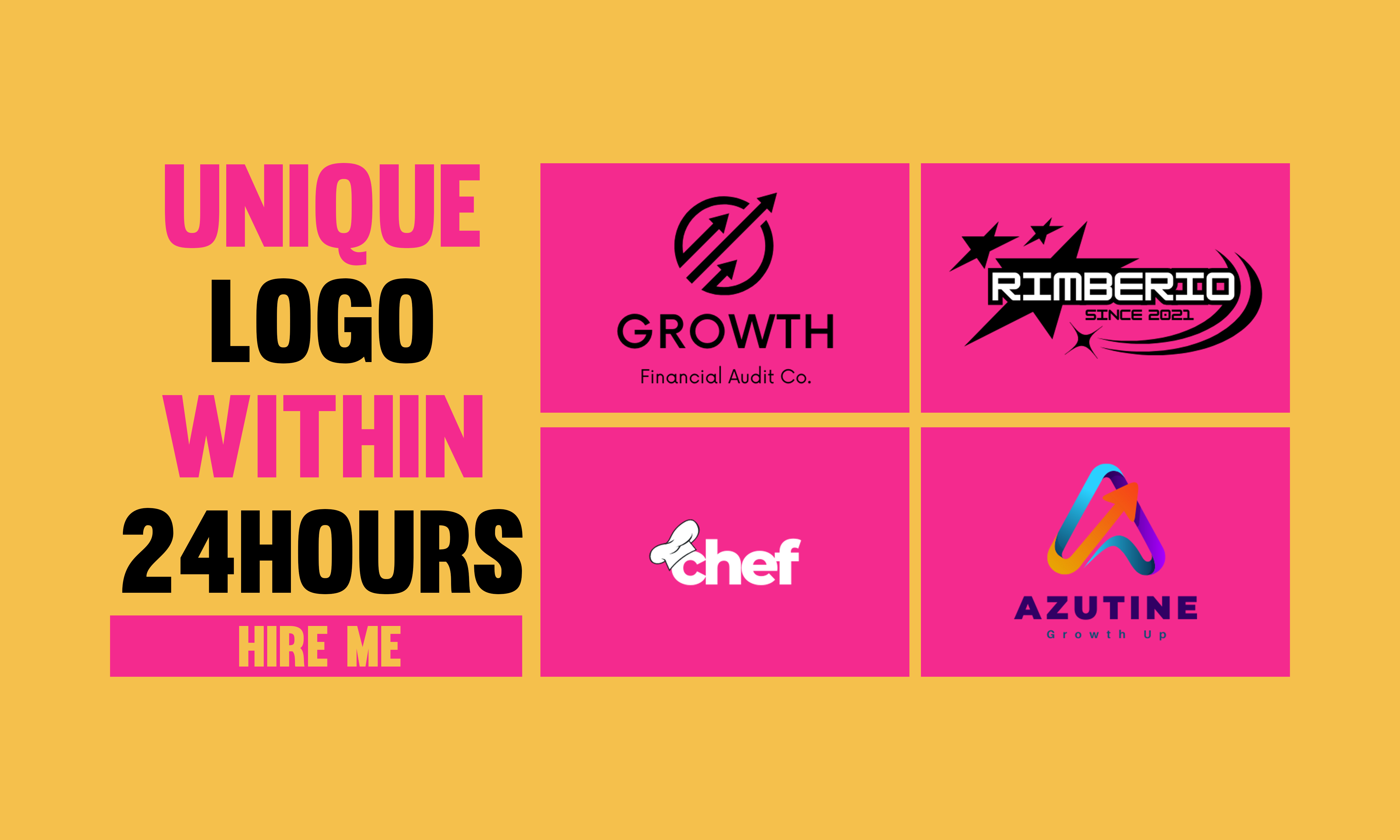 I will create 2 typography logo within 24 hours