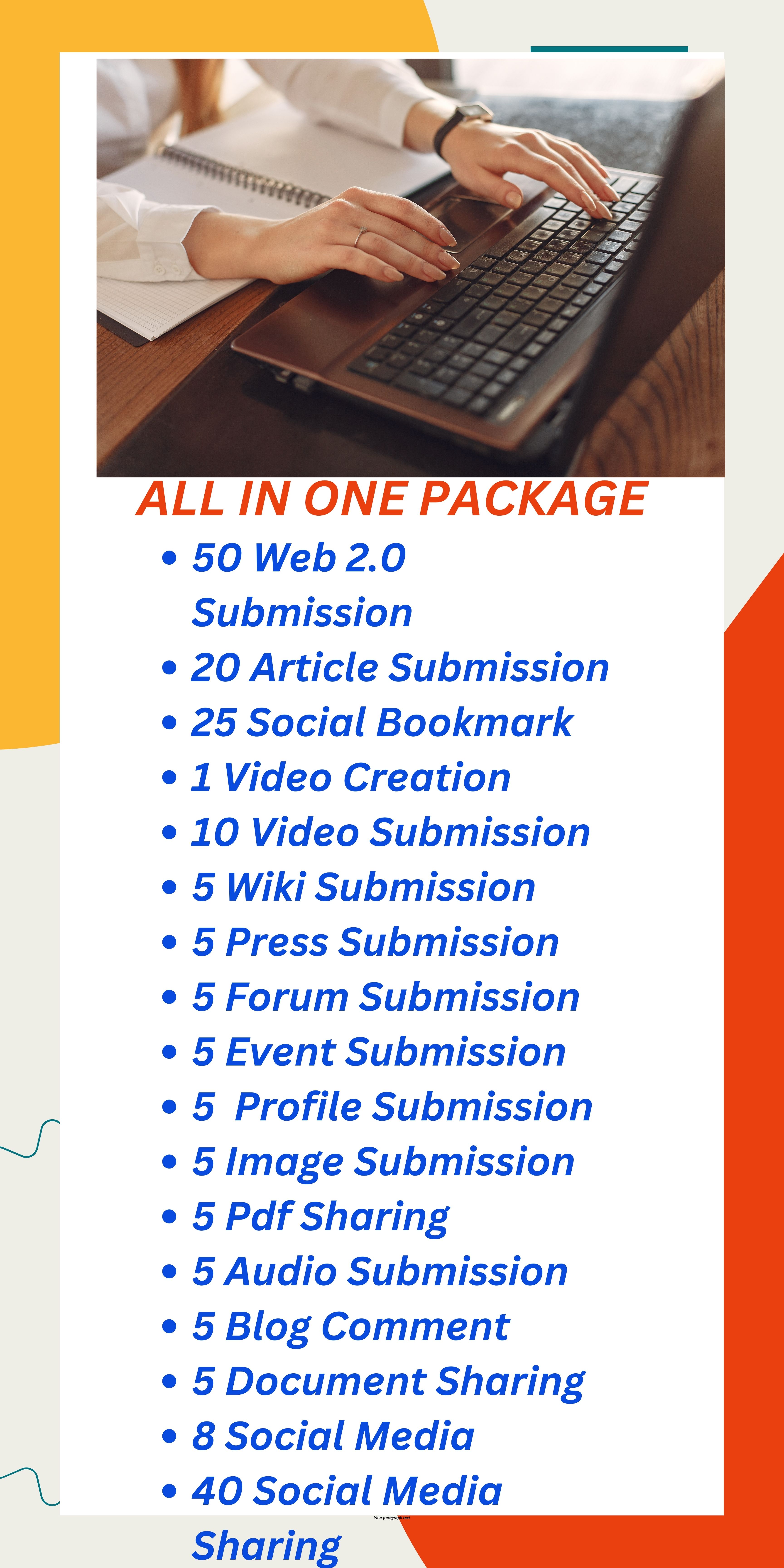Powerful Backlinks package for faster Growth
