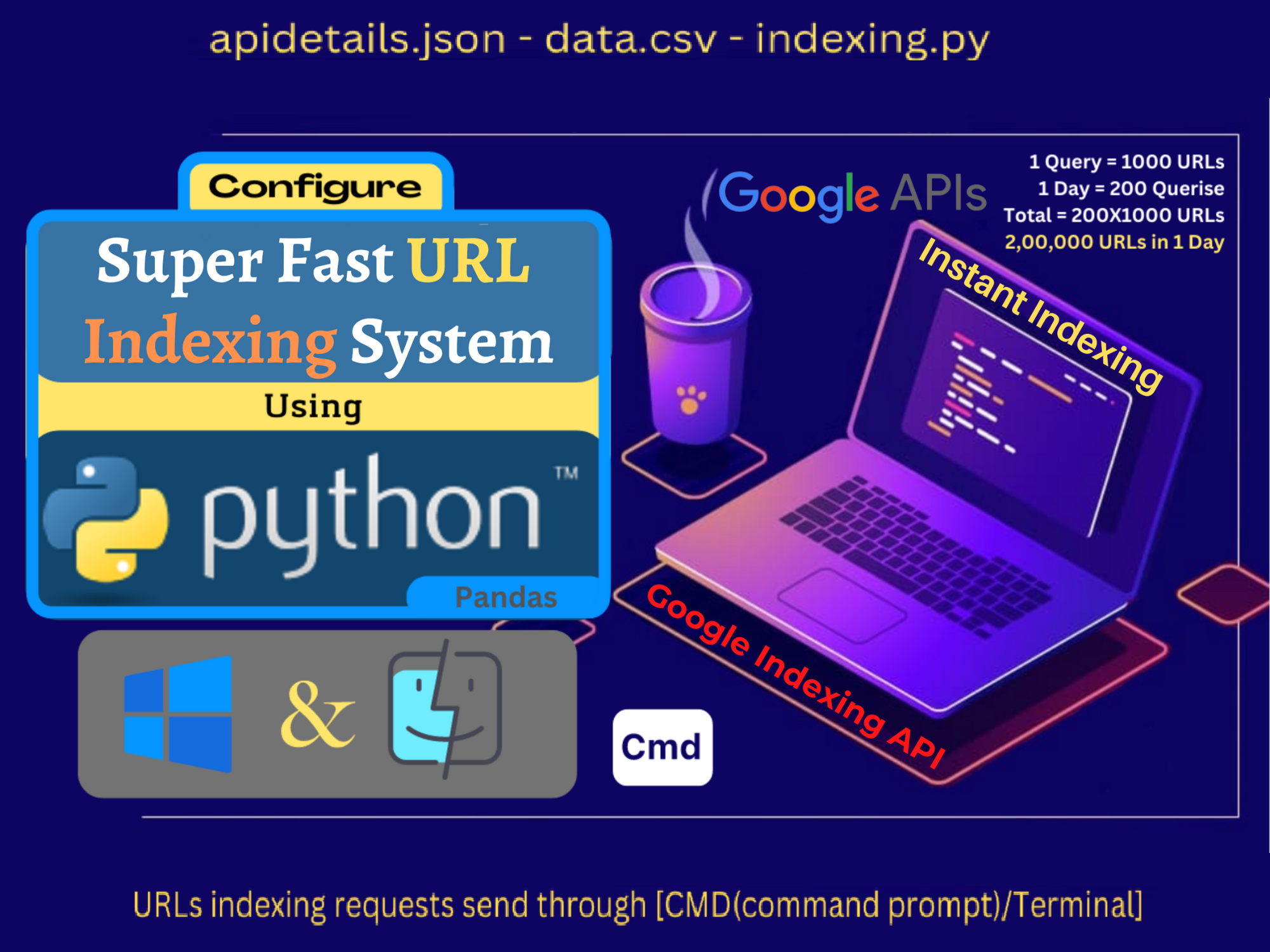 Setup an Instant Google Indexing API using a Python s...