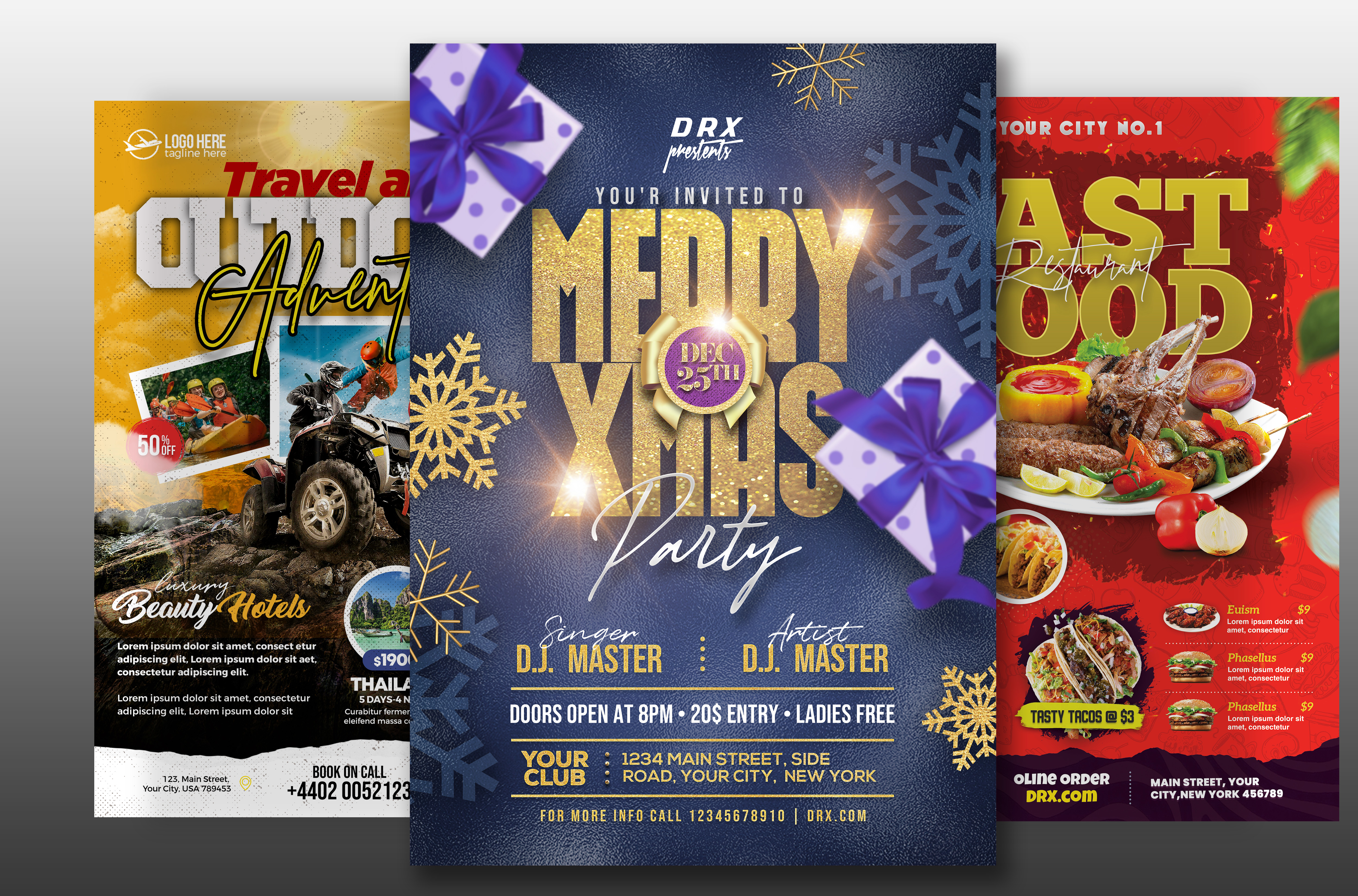 I will do amazing and professional flyers and posters...