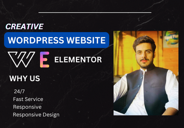 I will build Professional wordpress website Developme...