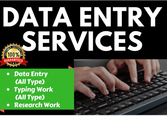 I will do data entry, copy paste, web research and ...