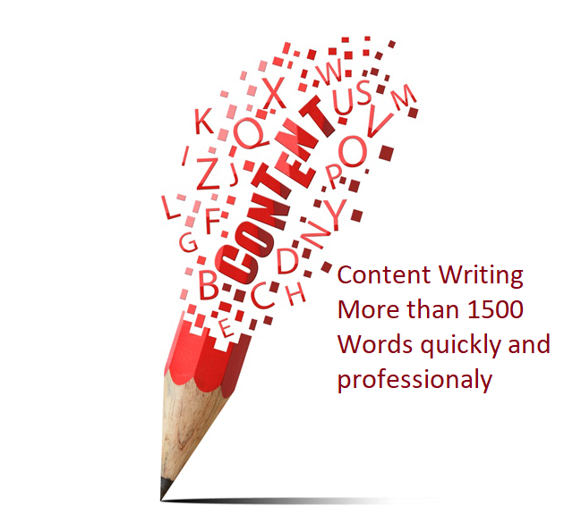Content Writing More than 1500 Words quickly and prof...