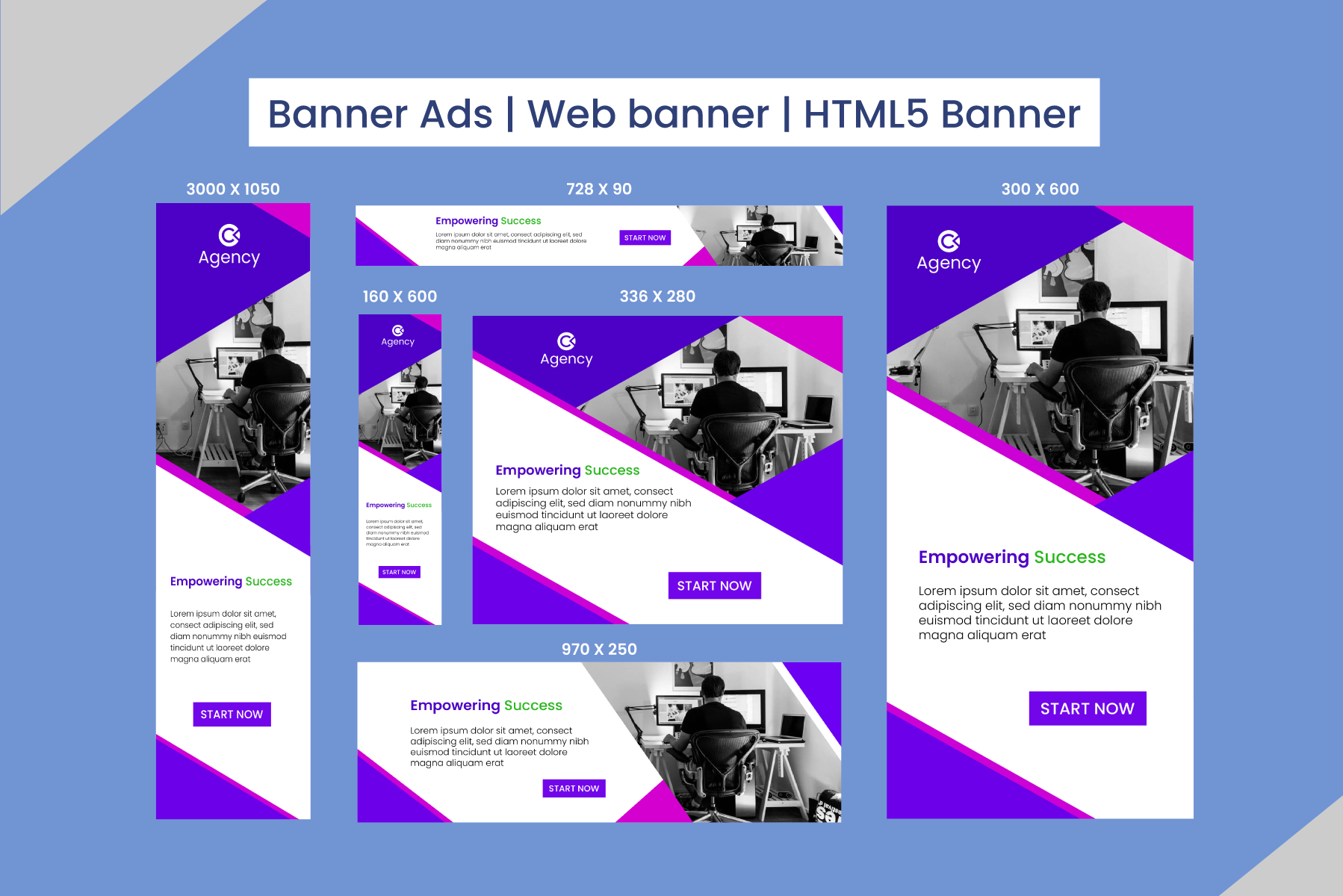 I will design animated HTML5 banner ads for google ad...