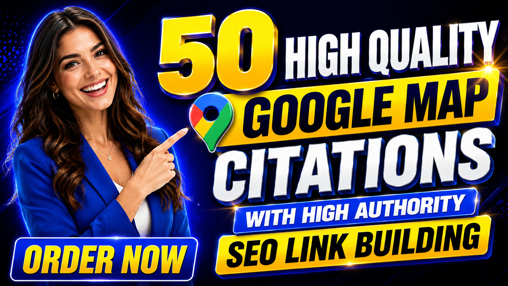 50 High Quality Google Map Citations with High Author...