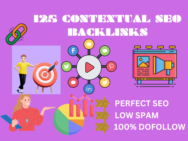 You will get 125 Contextual SEO Backlinks for Google ...