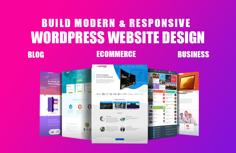I will build or redesign the business, blog, clone ...