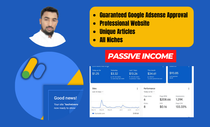 Create a Website with Guaranteed Adsense Approval For...
