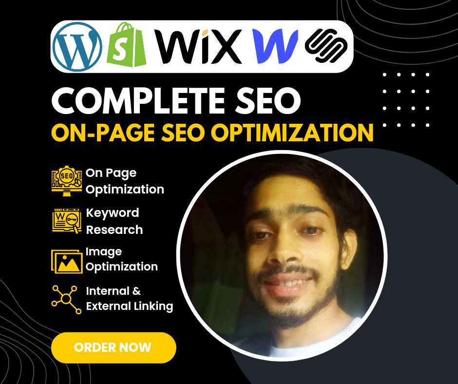 complete SEO services for wordpress, shopify, wix, ...