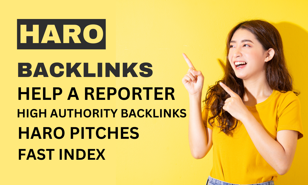I will do 1 HARO Backlink and outreach quality pitche...