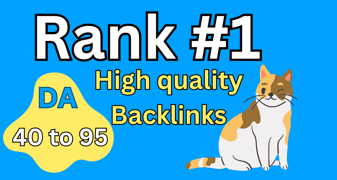 100 High DA Do-Follow Contextual Backlinks, Manual W...