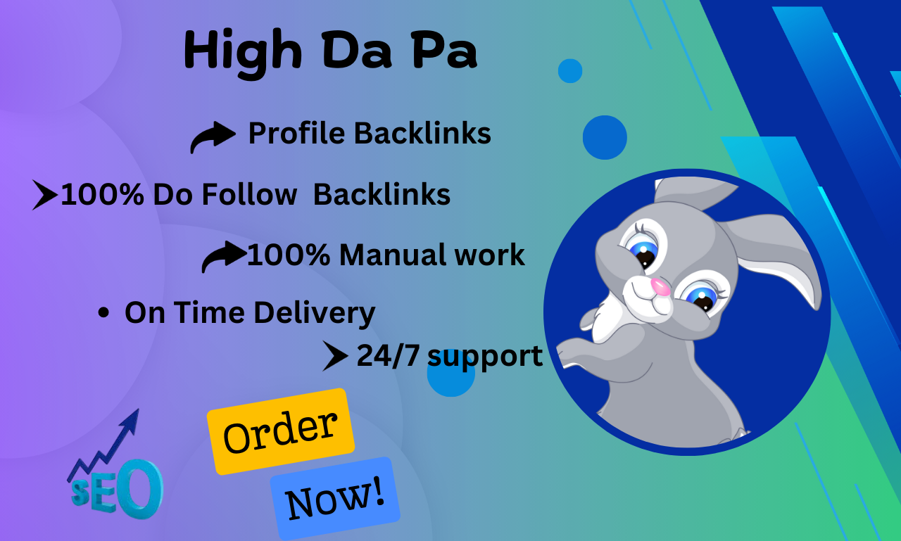 I Will Create 100 High Authority Profile Creation Bac...