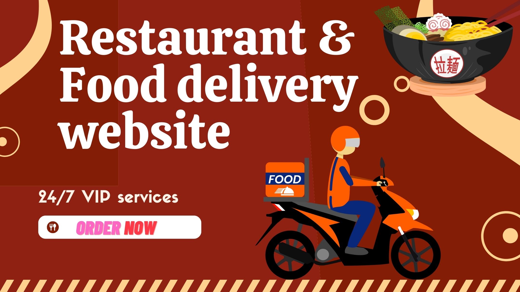 Unique wordpress restaurant website design with food ...