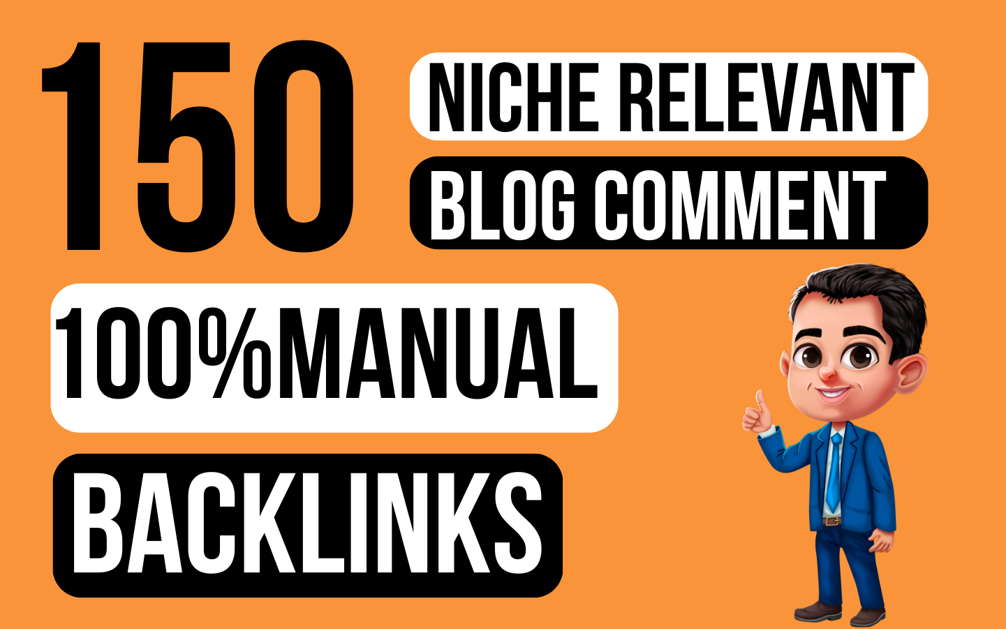 I will create 150 niche relevant blog comment backlin...
