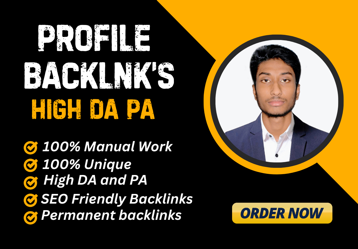 I will create 200 high quality profile creation Backl...