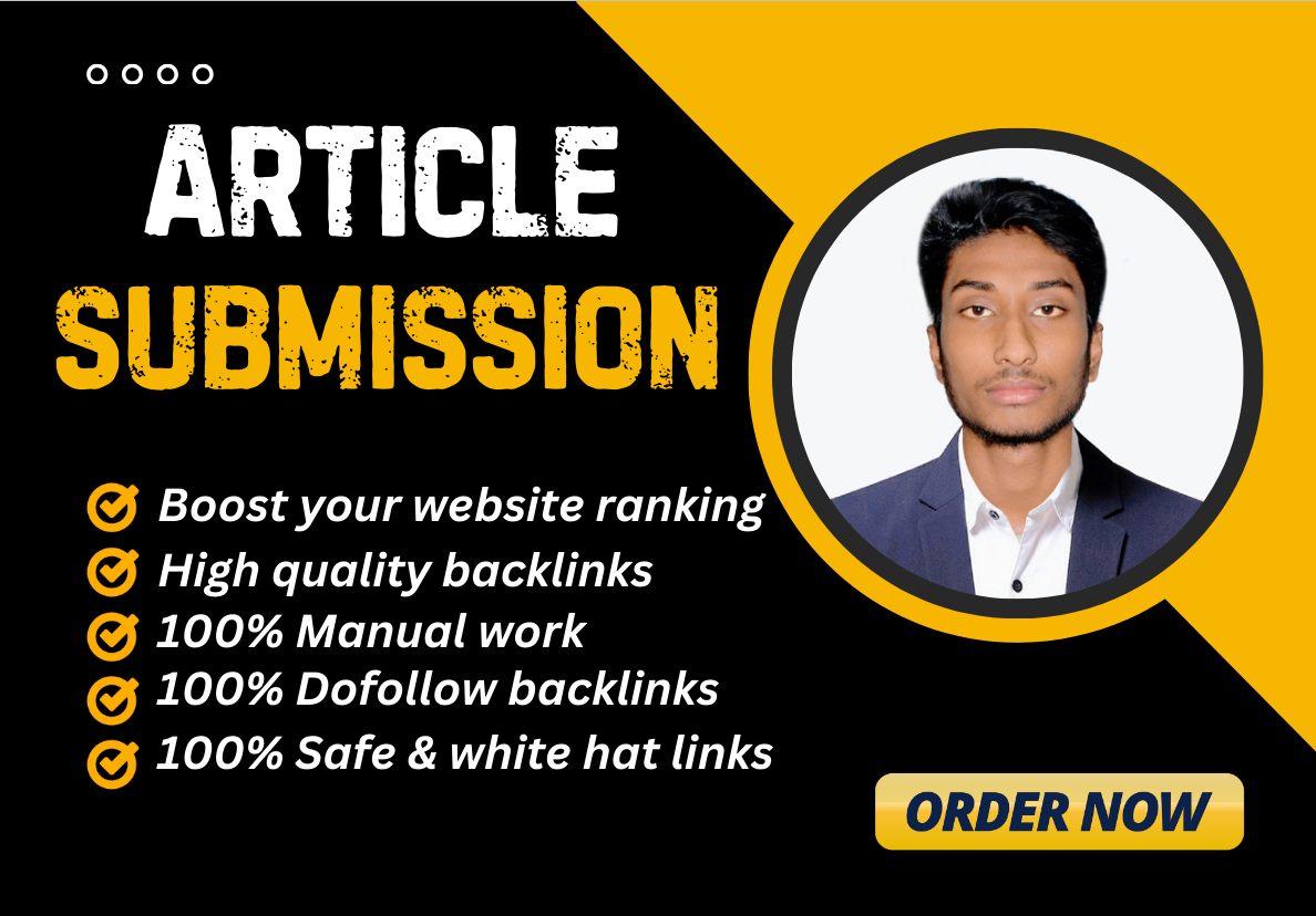 I will Manually Articles Submit 50 High DA Sites for ...