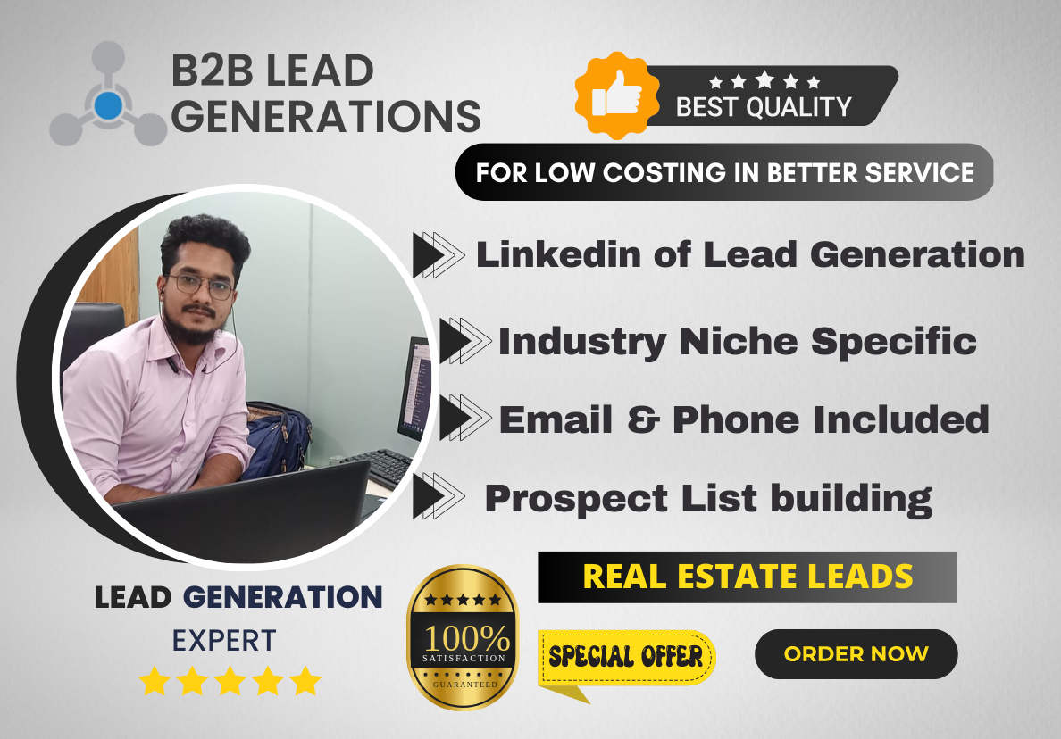 I will do 100 targeted b2b lead generation and prospe...