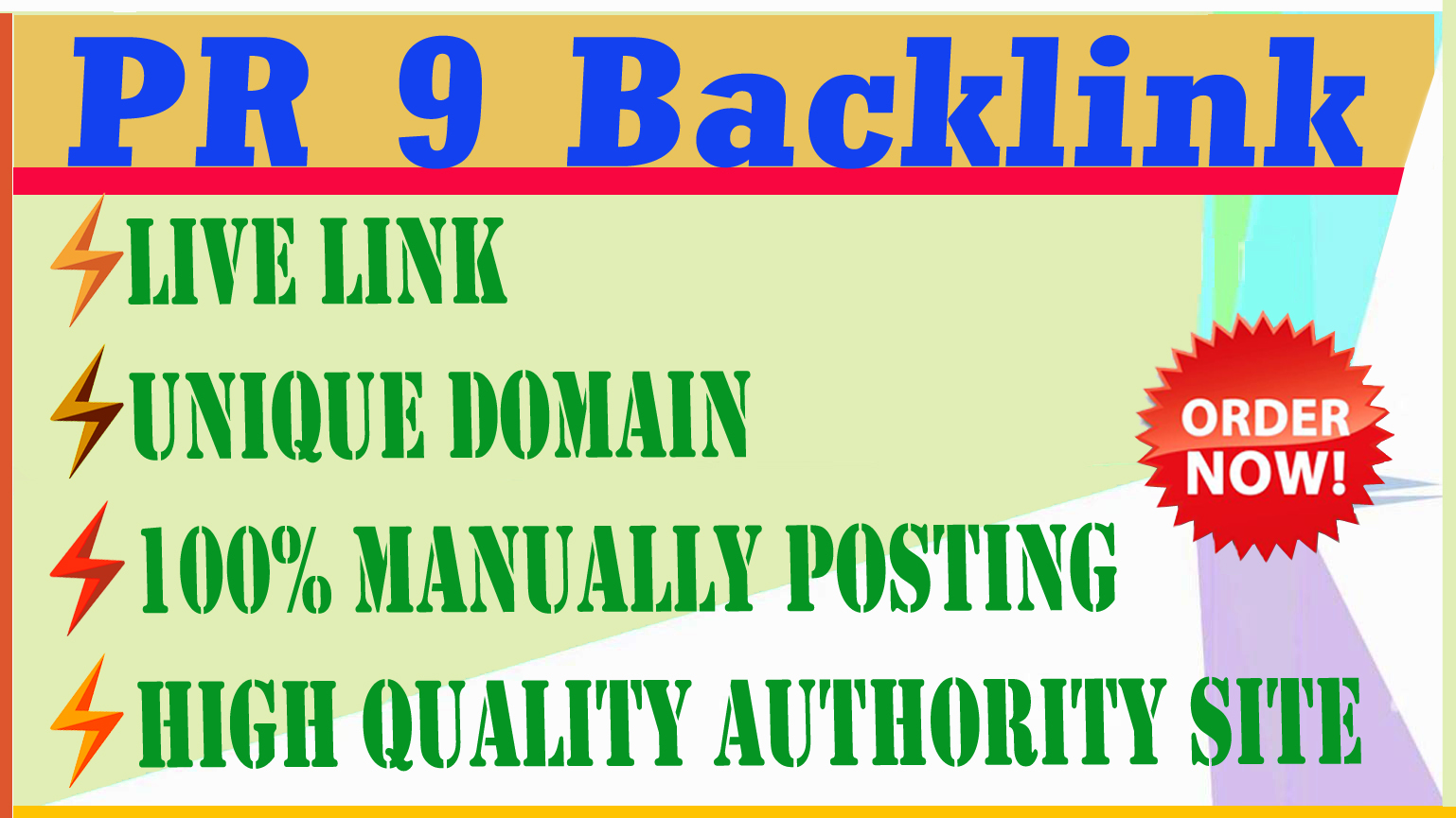 Update 100 Manual PR9 SEO Backlinks Increase your Goo...