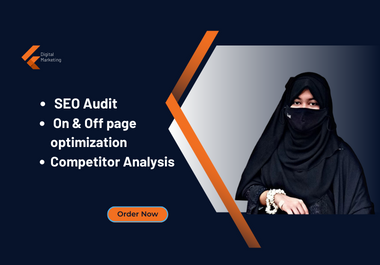I will do SEO Audit ON & OFF page optimization Co...
