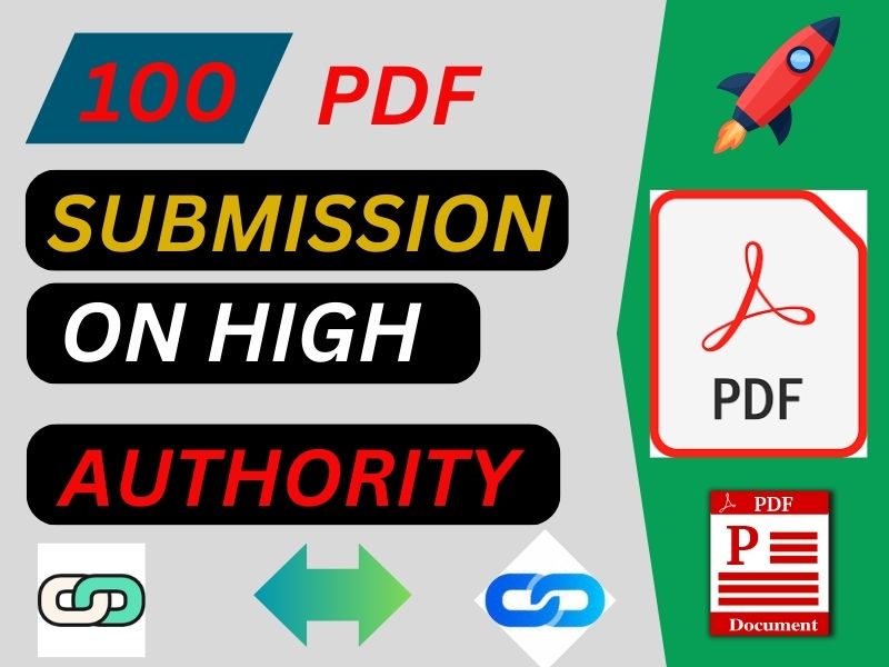 I will provide manually 100 PDF submission to top doc...