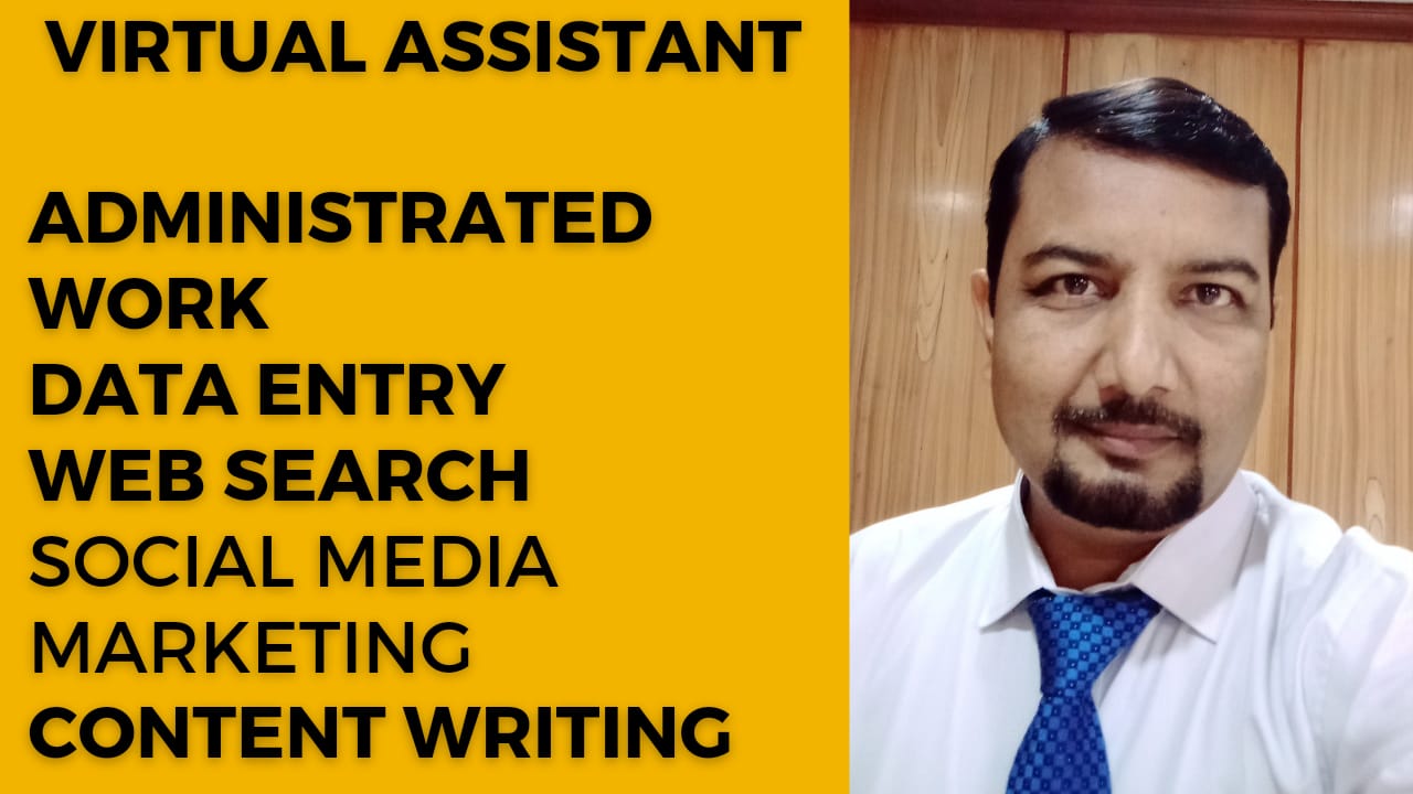 Virtual Assistant Tasks, Web search, Data Entry and...