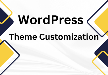 I will customize your WordPress theme to bring your v...