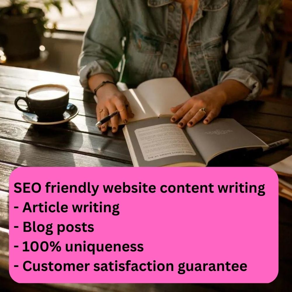 I will write SEO articles or website content up to 50...