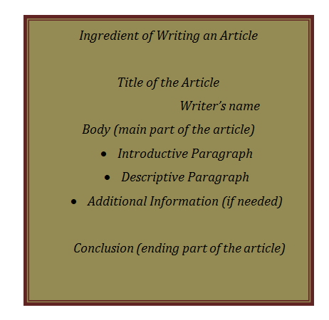 Articles, essays, chapters, poems, webpages, son...