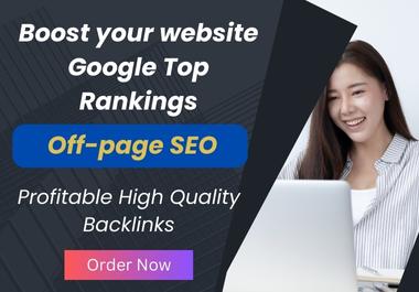I will do monthly high authority manual link building...
