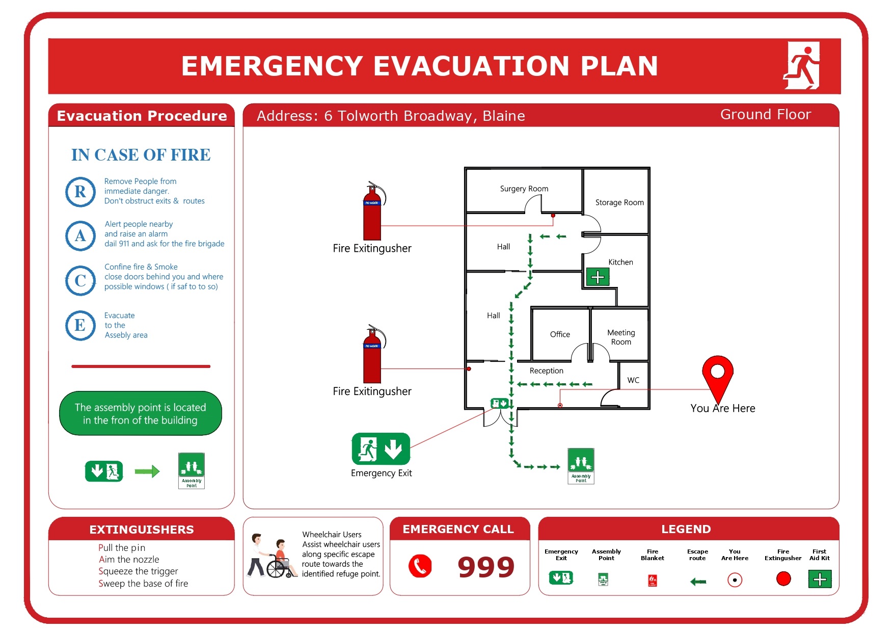 I will design Evacuation Map for all types of buildin...