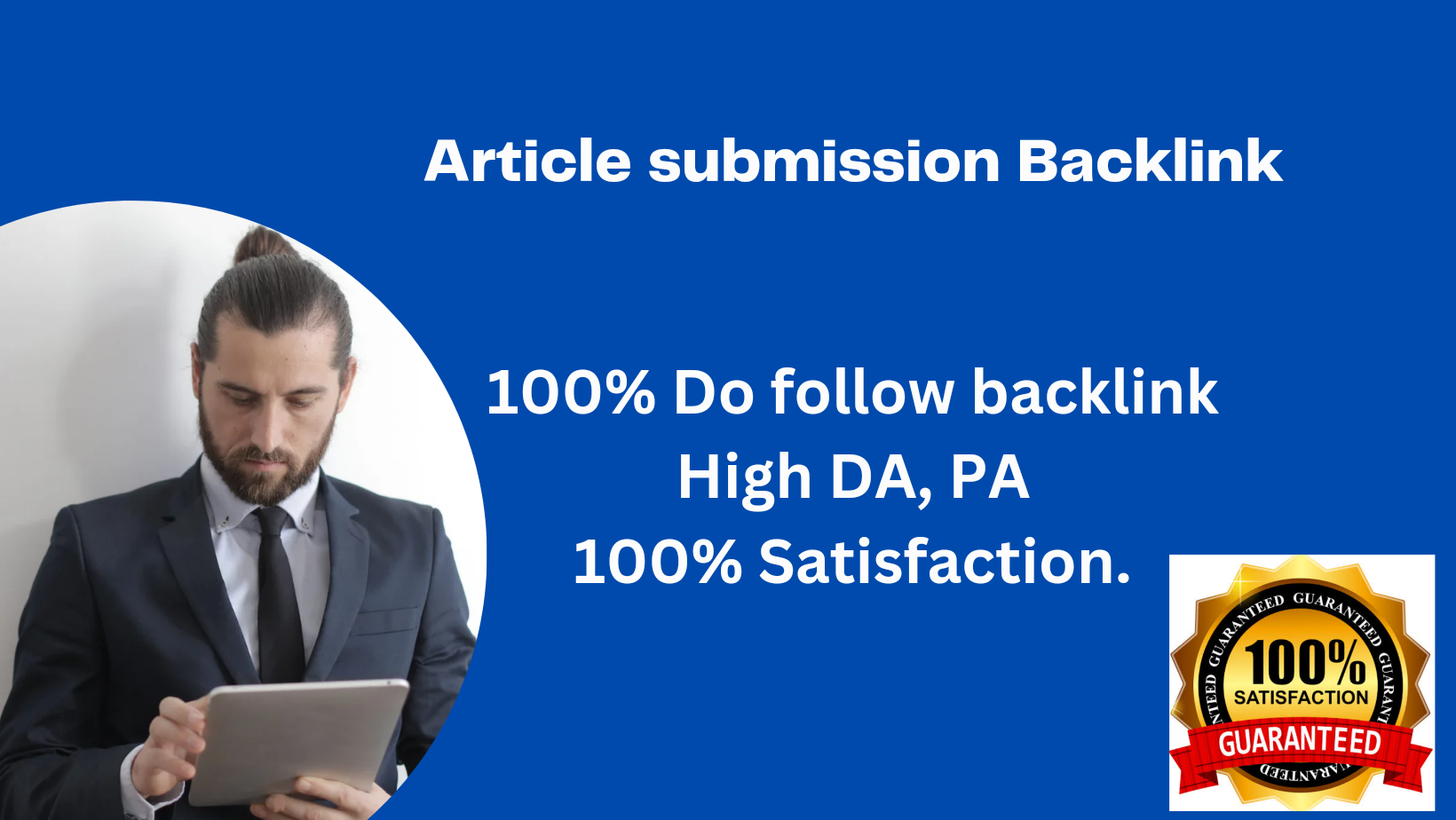 I will do 50 Article creation backlink