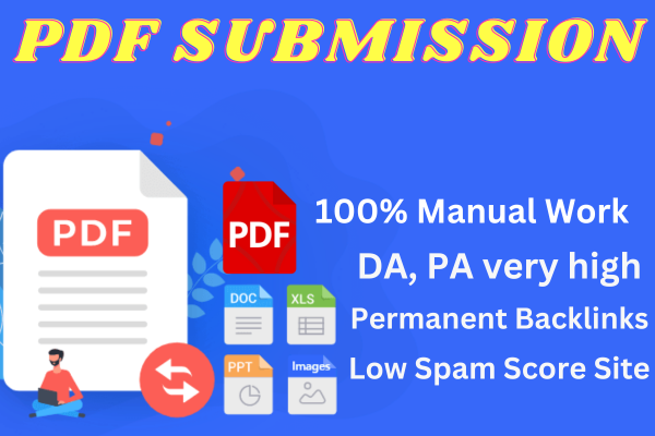 I will do powerpoint or PDF submission to 30 high pr ...