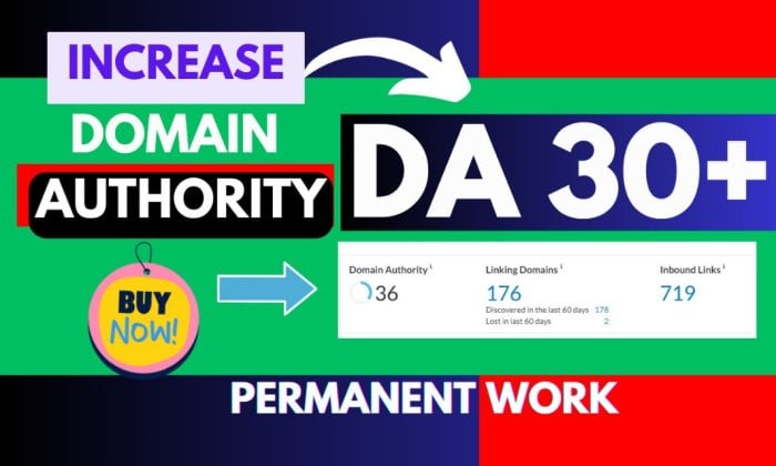 I Will Increase Moz Domain Authority 30 Plus Using Ba...