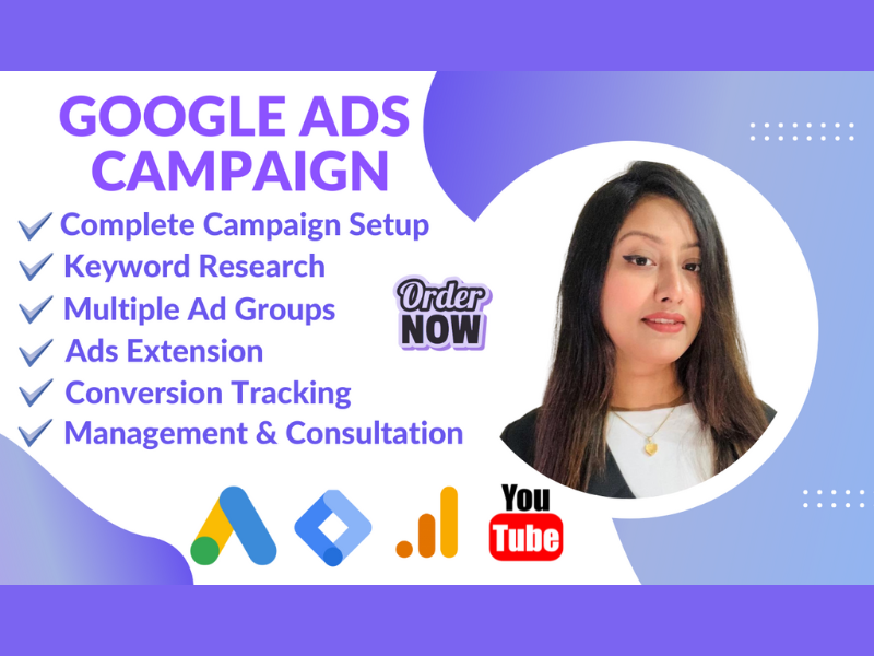 I will setup and manage your google ads PPC campaigns...