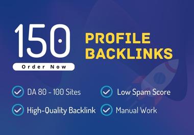 150 Profile Backlinks With High Authority Link Buildi...