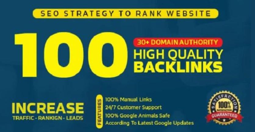 I will do link building backlinks service for google ...