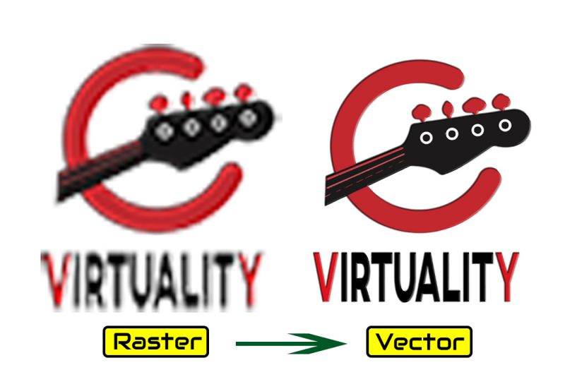 I will do vector tracing of logo