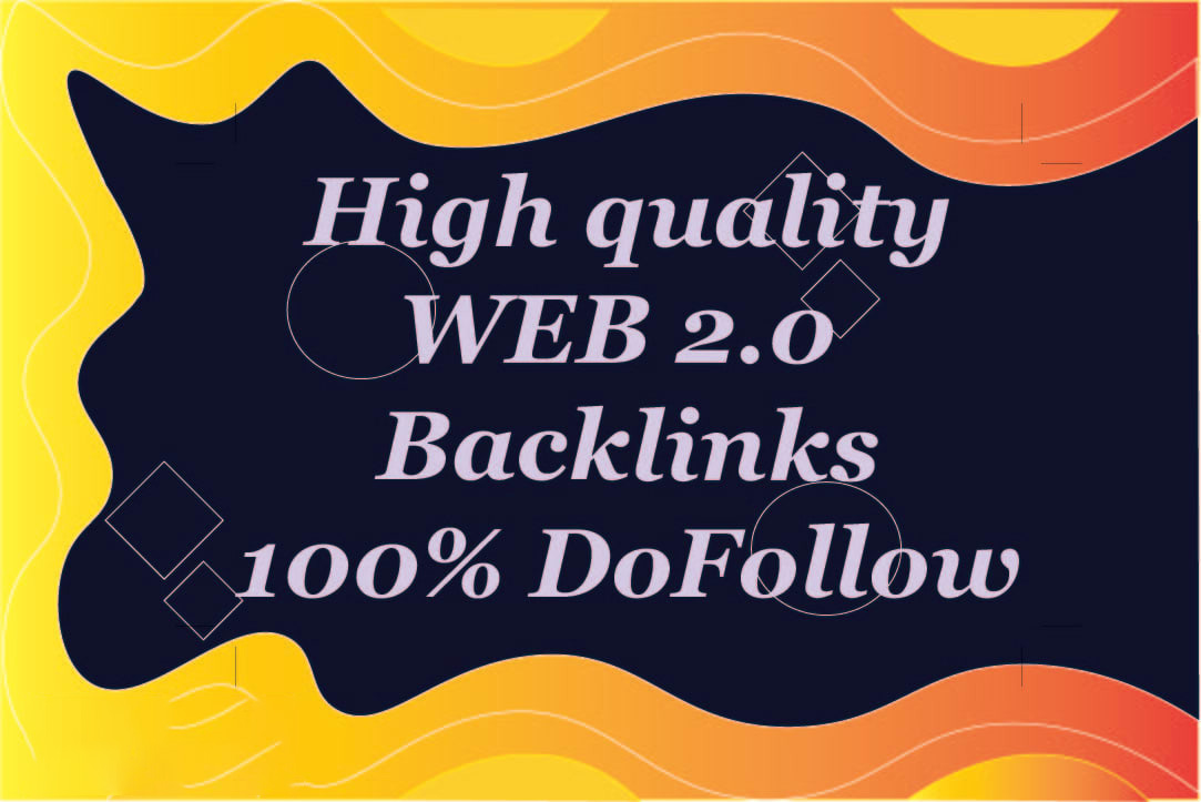 I will build 100 low spam score high quality web 2.0 ...