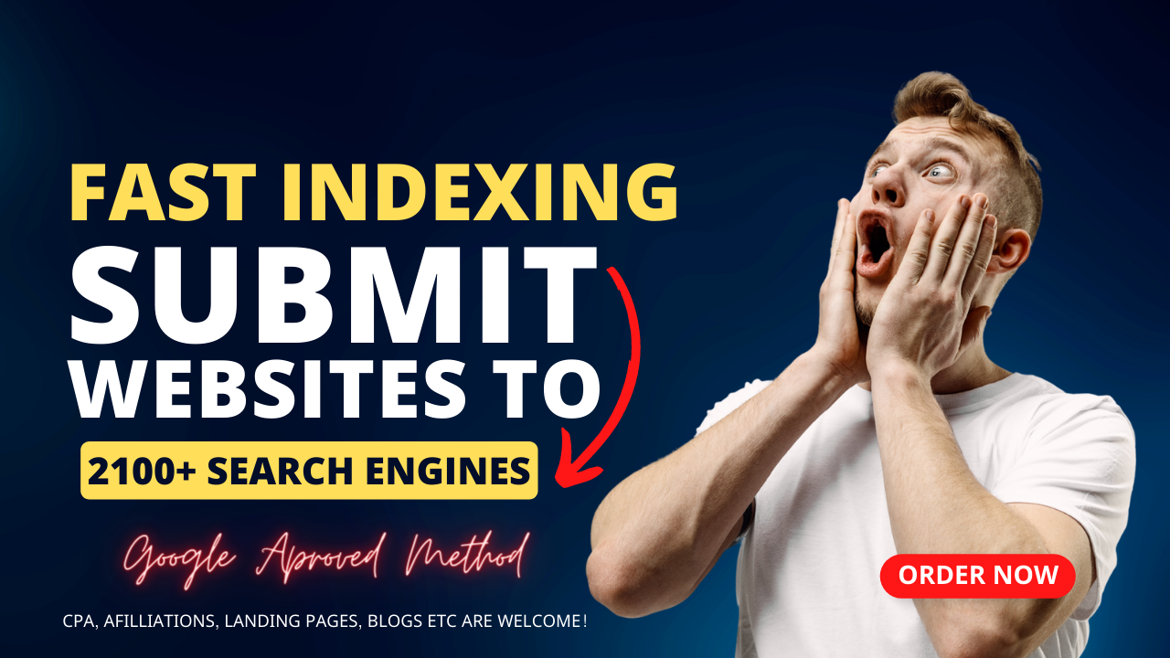 Submit any website to over 2100+ search engines and p...